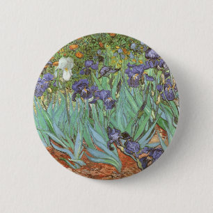 Vincent van Gogh - Schwertlilien Button