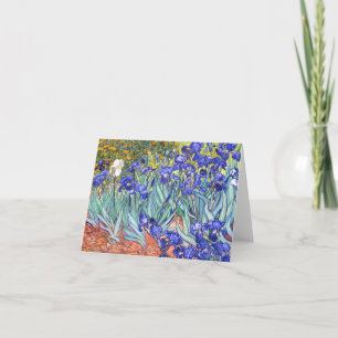 Vincent Van Gogh Schwertlilien Floral Vintage Kuns Karte