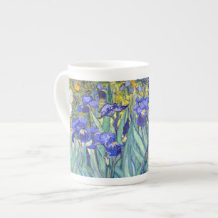 Vincent Van Gogh Schwertlilien Floral Vintage Kuns Prozellantasse