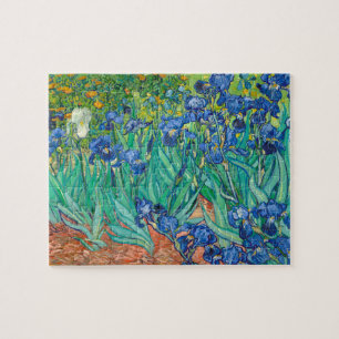 Vincent Van Gogh Schwertlilien Floral Vintage Kuns Puzzle