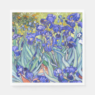 Vincent Van Gogh Schwertlilien Floral Vintage Kuns Serviette