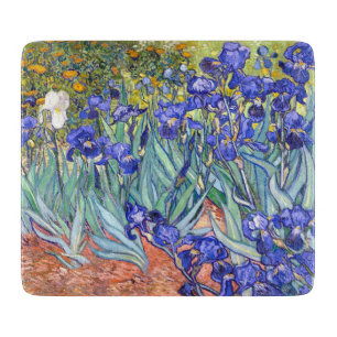 Vincent Van Gogh Schwertlilien Florale Vintage-Fin Schneidebrett