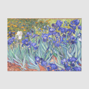 Vincent Van Gogh Schwertlilien Florale Vintage-Fin Seidenpapier