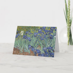 Vincent van Gogh ( Schwertlilien ) Grußkarte Karte
