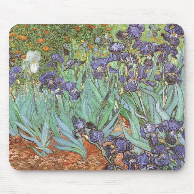 Vincent van Gogh - Schwertlilien Mousepad (Vorne)