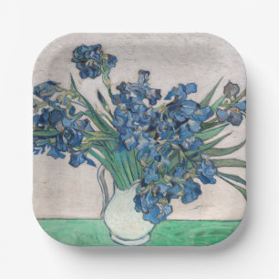 Vincent van Gogh - Schwertlilien Pappteller