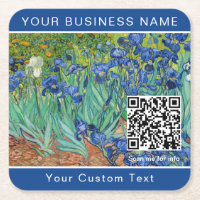 Vincent Van Gogh - Schwertlilien - QR Code