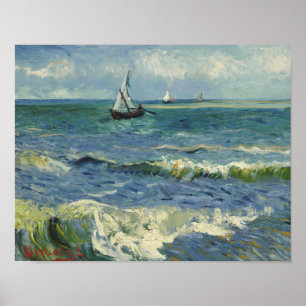 Vincent van Gogh - Seascape bei Les Saintes Poster