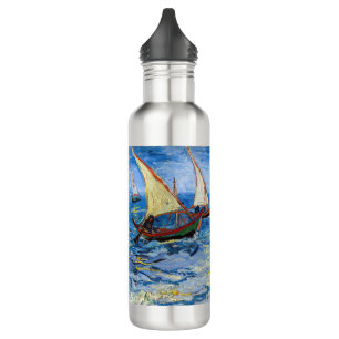 Vincent van Gogh - Seascape bei Saintes-Maries Edelstahlflasche
