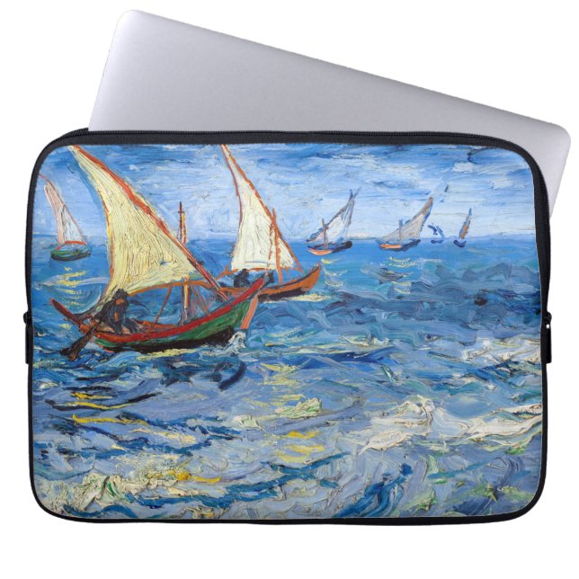Vincent van Gogh - Seascape bei Saintes-Maries Laptopschutzhülle (Vorderseite)