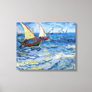 Vincent van Gogh - Seascape bei Saintes-Maries Leinwanddruck
