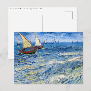 Vincent van Gogh - Seascape bei Saintes-Maries Postkarte