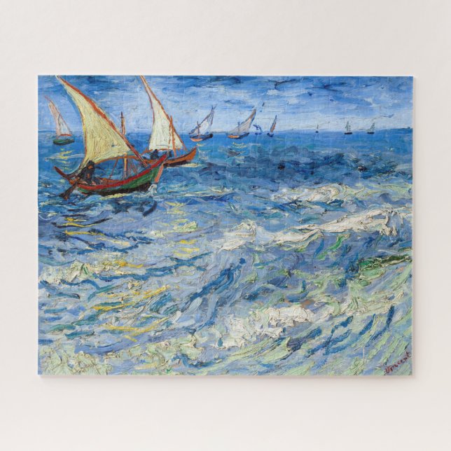 Vincent van Gogh - Seascape bei Saintes-Maries Puzzle (Horizontal)