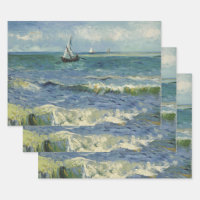 Vincent van Gogh - Seascape in der Nähe von Sainte