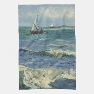 Vincent van Gogh - Seascape in der Nähe von Sainte Geschirrtuch