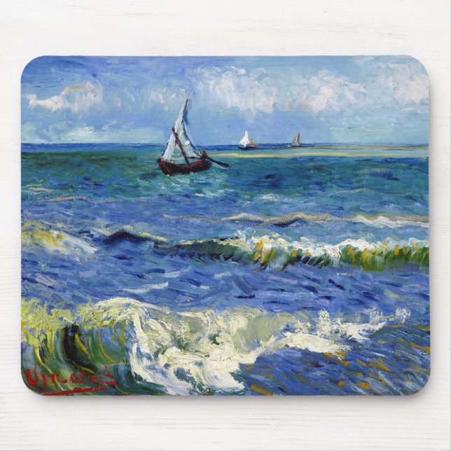 Vincent van Gogh Seascape Mousepad (Vorne)
