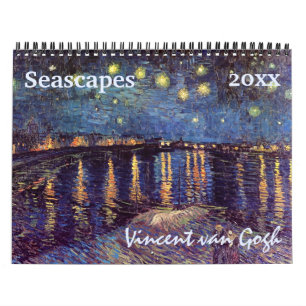 Vincent van Gogh Seascapes Maritime Nautical Kalender