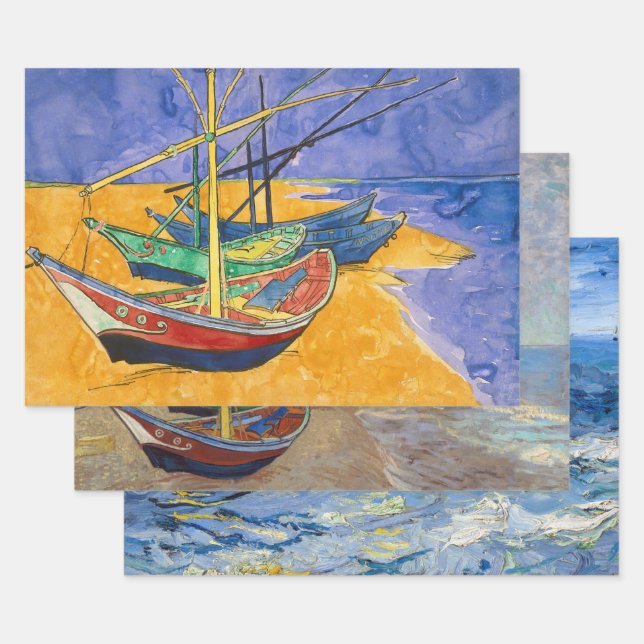 Vincent Van Gogh - Seascapes Selection Geschenkpapier Set (Set)