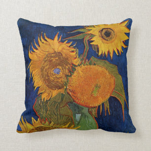 Vincent van Gogh Sechs Sonnenblumen GalleryHD Fine Kissen