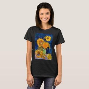 Vincent Van Gogh - sechs Sonnenblumen-T - Shirt