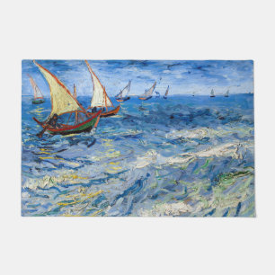 Vincent van Gogh - Seelandschaft bei Saintes-Marie Fußmatte