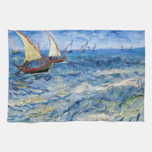 Vincent van Gogh - Seelandschaft bei Saintes-Marie Geschirrtuch