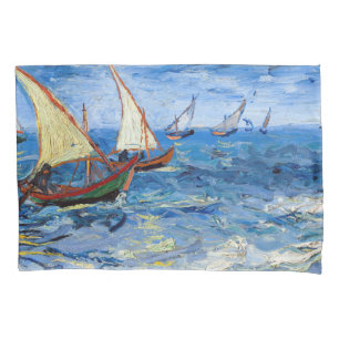 Vincent van Gogh - Seelandschaft bei Saintes-Marie Kissenbezug