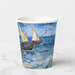 Vincent van Gogh - Seelandschaft bei Saintes-Marie Pappbecher