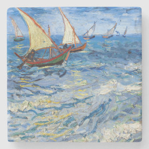 Vincent van Gogh - Seelandschaft bei Saintes-Marie Steinuntersetzer
