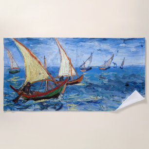 Vincent van Gogh - Seelandschaft bei Saintes-Marie Strandtuch