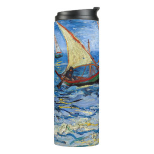 Vincent van Gogh - Seelandschaft bei Saintes-Marie Thermosbecher