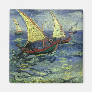 Vincent van Gogh - Seestück bei Saintes Maries Magnet