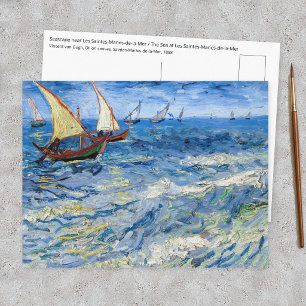 Vincent van Gogh - Seestück bei Saintes-Maries Postkarte
