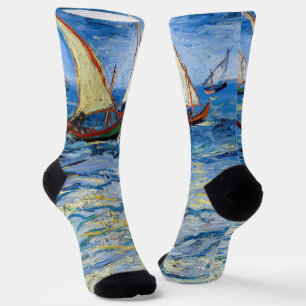 Vincent van Gogh - Seestück in Saintes-Maries Socken