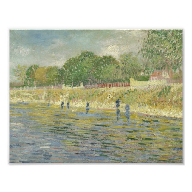 Vincent van Gogh - Seine-Bank Fotodruck (Vorne)