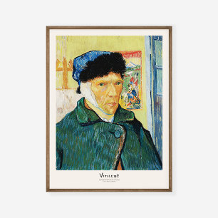 Vincent Van Gogh selbst-Portrait Bandaged Ear Art Poster