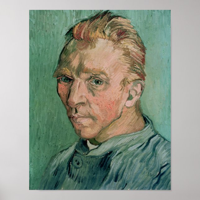 Vincent van Gogh | Selbstportrait, 1889 Poster (Vorne)