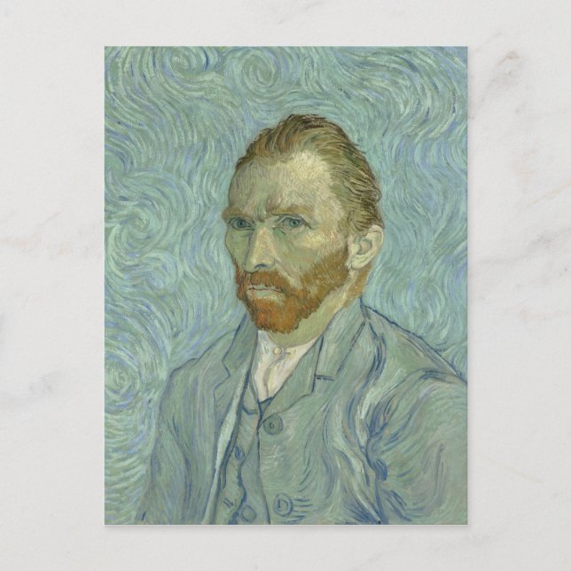 VINCENT VAN GOGH - Selbstportrait 1889 Postkarte (Vorderseite)