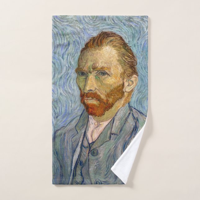 Vincent Van Gogh - Selbstportrait Badhandtuch Set (Handtuch)