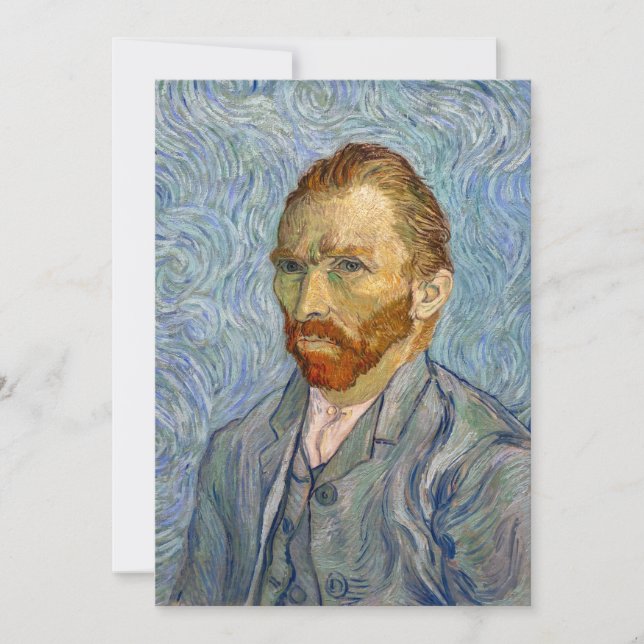 Vincent Van Gogh - Selbstportrait Einladung (Vorderseite)