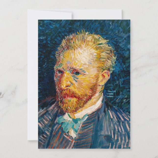 Vincent Van Gogh - Selbstportrait Einladung (Vorderseite)