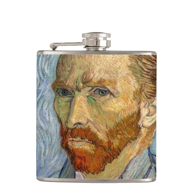 Vincent Van Gogh - Selbstportrait Flachmann (Vorderseite)