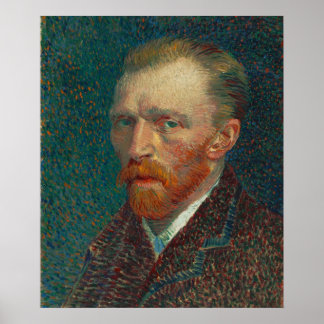 Vincent Van Gogh, Selbstportrait Frühjahr 1887 Poster