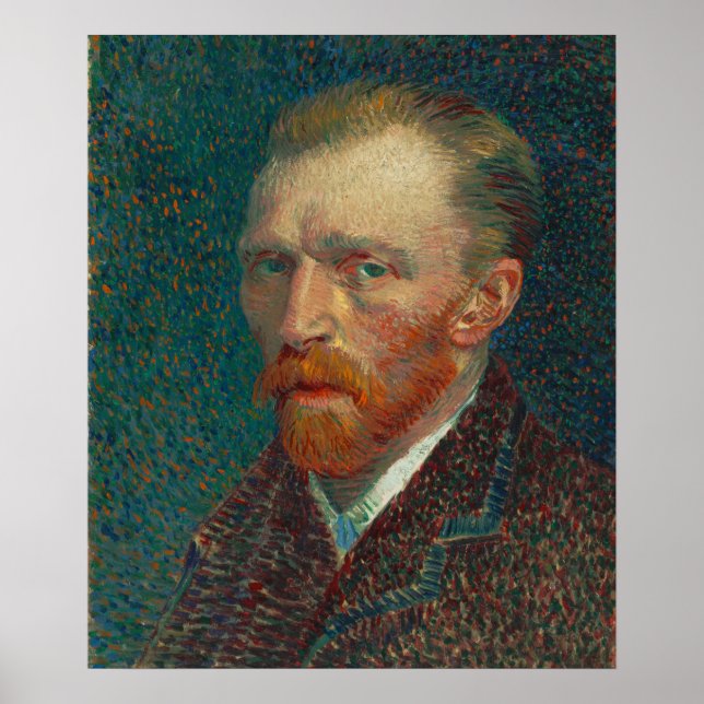 Vincent Van Gogh, Selbstportrait Frühjahr 1887 Poster (Vorne)