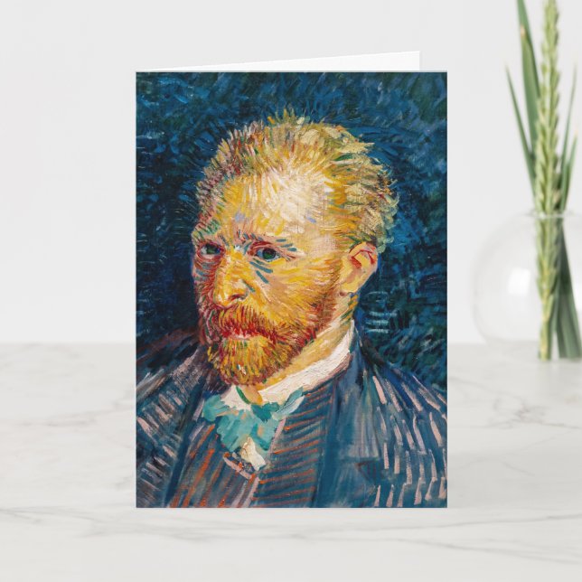 Vincent Van Gogh - Selbstportrait Karte (Vorderseite)