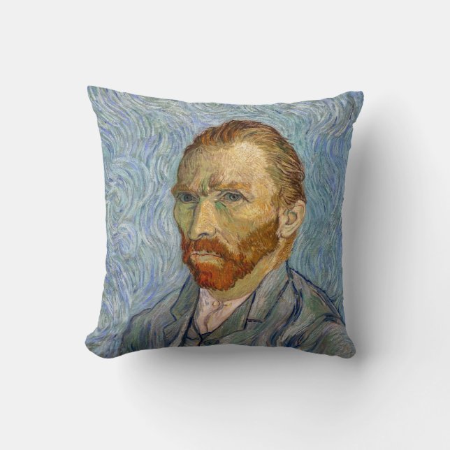 Vincent Van Gogh - Selbstportrait Kissen (Vorderseite)