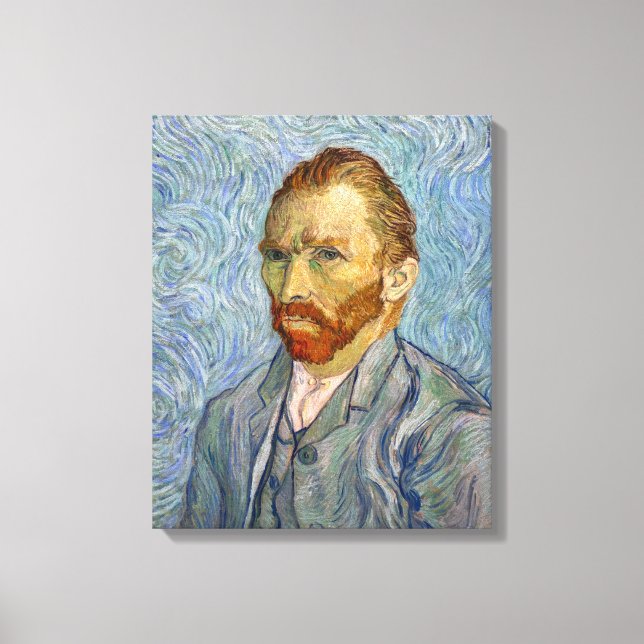 Vincent Van Gogh - Selbstportrait Leinwanddruck (Vorderseite)