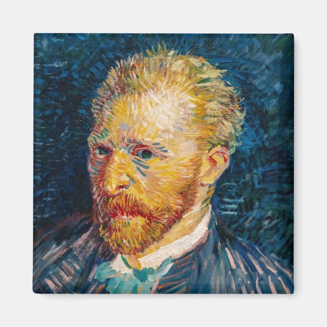 Vincent Van Gogh - Selbstportrait Magnet (Vorne)