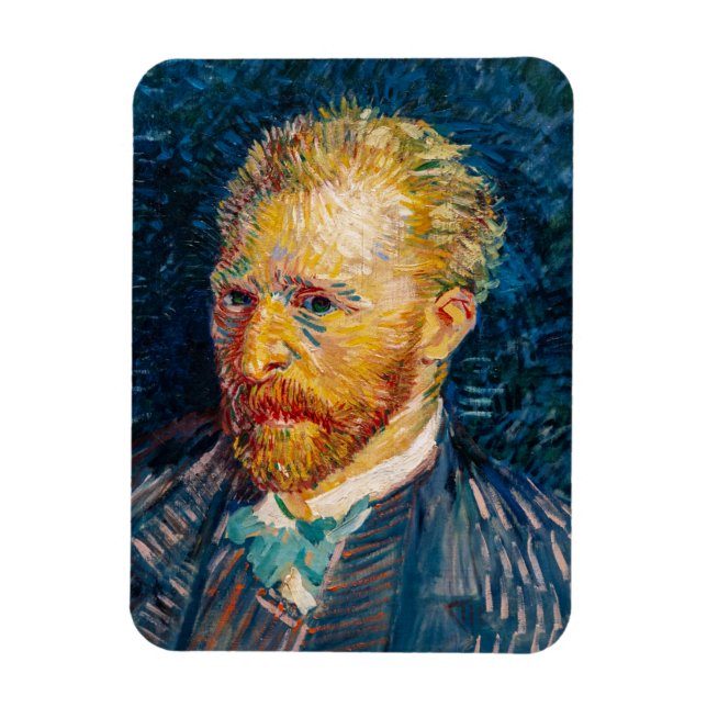 Vincent Van Gogh - Selbstportrait Magnet (Vertikal)