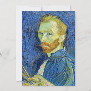 Vincent van Gogh - Selbstportrait mit Palette Einladung